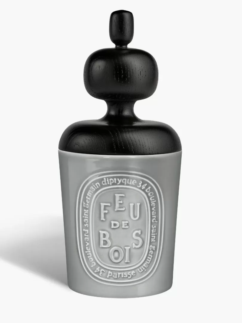 Diptyque Black Astragal lid For large candle- Lids & Snuffers | Accessories