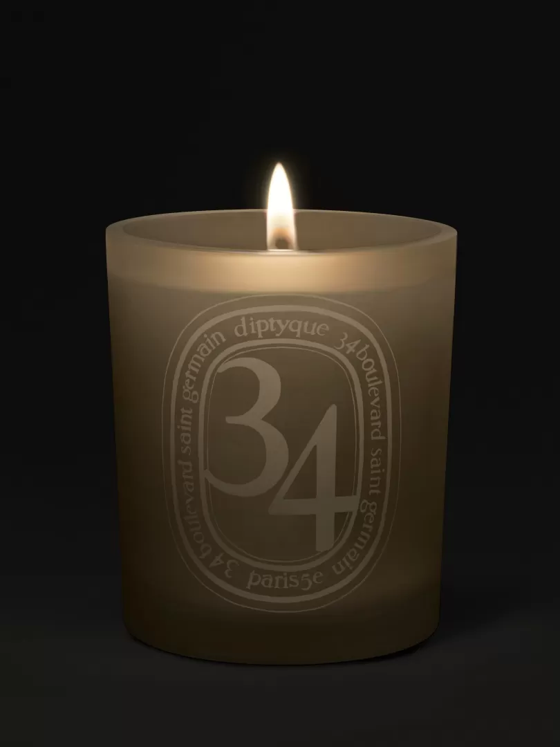 Diptyque 34 boulevard Saint Germain Medium Candle- See All | Large Candles