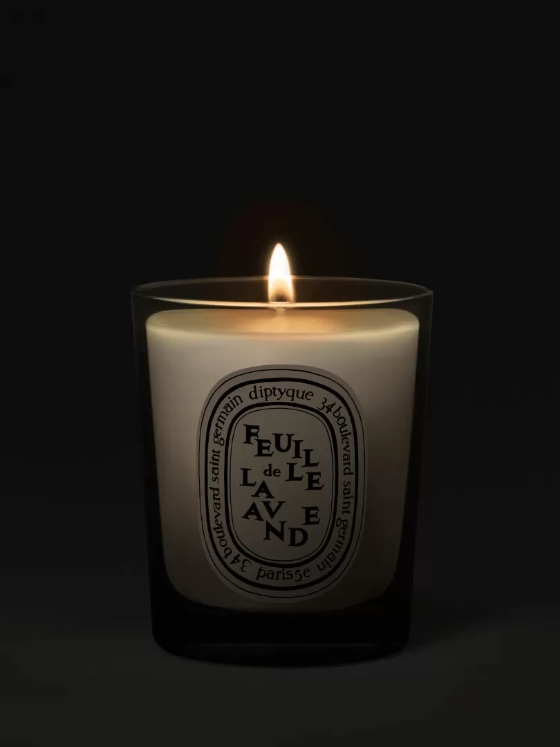 Diptyque Feuille de Lavande (Lavender Leaf) Small Candle- See All | Small Candles