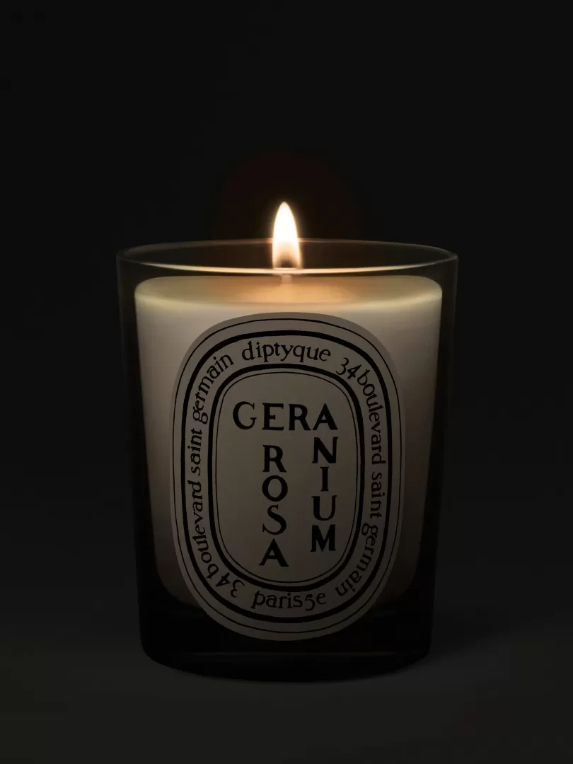 Diptyque Geranium Rosa Classic Candle- See All | Classic Candles