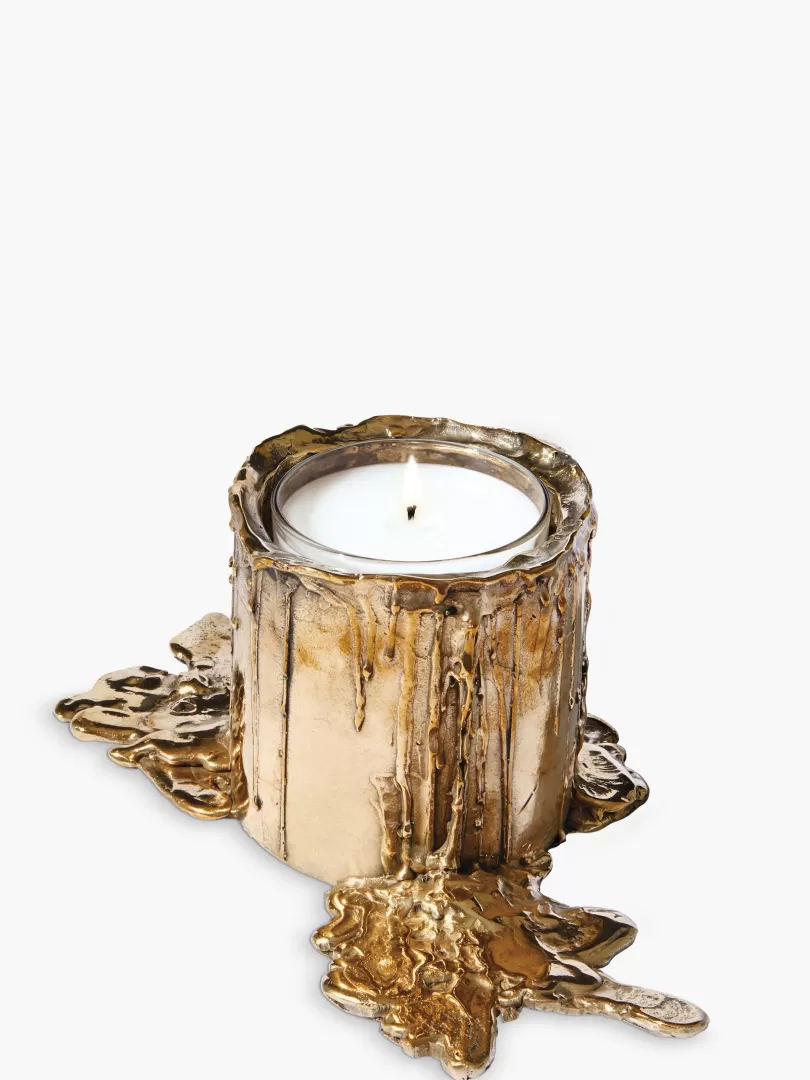 Diptyque Large gold bronze candle holder For classic candles- Candlesticks | Artisan Masterpieces