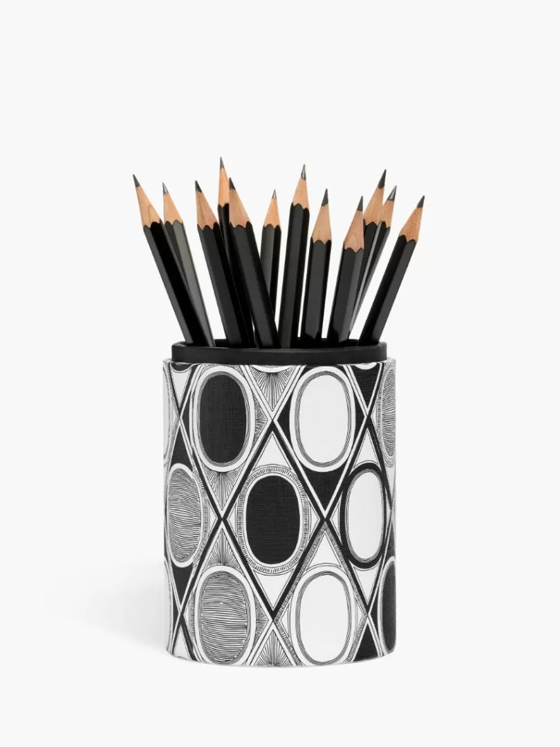 Diptyque Pencil pot Diamonds in Graphite- See All | Stationery
