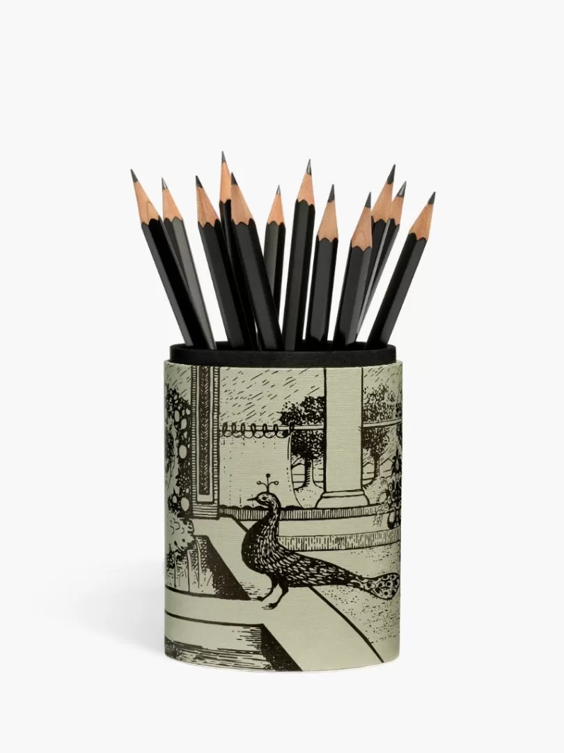 Diptyque Pencil pot Peacock and Plume- See All | Stationery