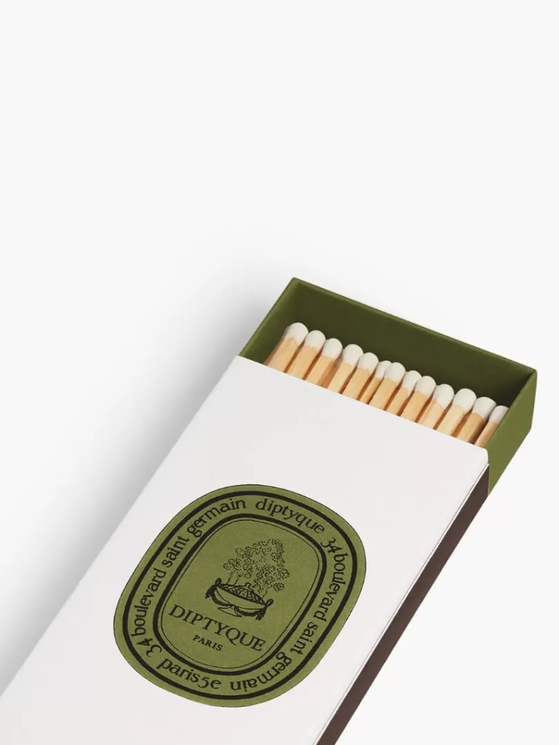 Diptyque Temple des Mousses (Moss Temple) Scented matches- Small Accessories | Exclusives Candles