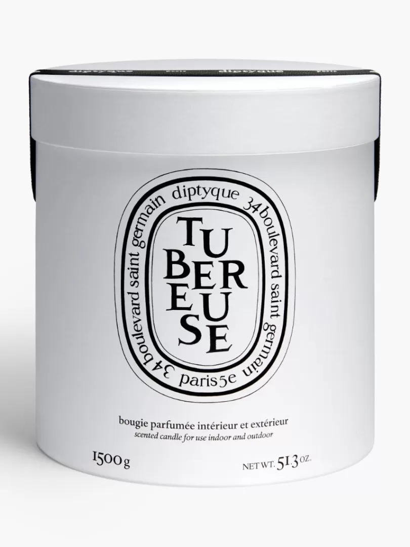 Diptyque Tubéreuse (Tuberose) Very Large Candle- See All | Large Candles